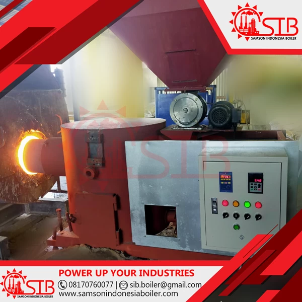STOH series 2000000 Kcal - woodpellet - Thermal oil heater (Horizontal type) BRAND SAMSON INDONESIA BOILER (SIB)