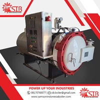 1500 Liter Horizontal Autoclave Retort Machine Large Capacity Automatic 10 Bar Design Data Logger Cooling System Permit from the Department of Manpower Balikpapan Samarinda Semarang Area